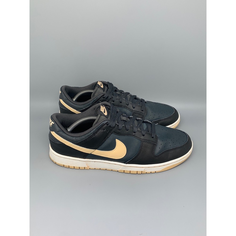 Nike Dunk Low Black Anthracite Sesame Skate Shoes DV0831-005 Men's Sz 12